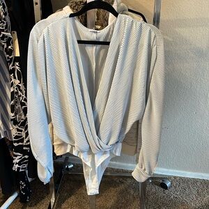 Blue Long Sleeve Top Small
